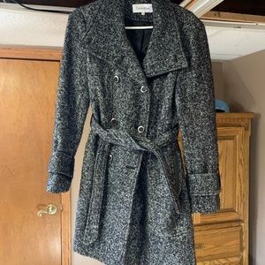 Calvin clean wool pea coat.